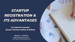 Startup Registration & its Advantages | Webinar | Mehta & Mehta