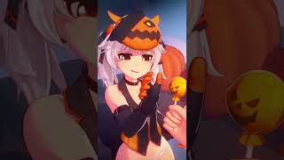 Halloween 3d anime girl