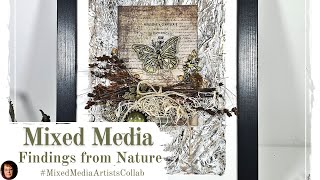 #MixedMediaArtistsCollab - Findings from Nature on a morning walk in early spring - Video Hop 🎬▶▶▶