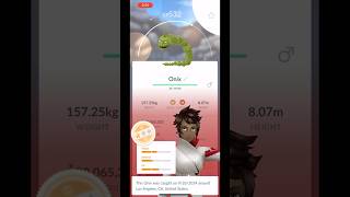 #shiny catch of the day ❗️✨ #shinypokemon #shinyhunt #shinycatch #kanto #onix #gaming #ytshorts