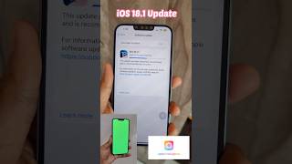 iOS 18.1 update on iPhone 14 15 16 | Apple intelligence 🤯 #shorts