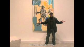 BASQUIAT PAINTING NYC GALLERY (2005)