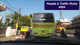 Will people and Traffic rules ever sync? Traffic behaviour of people #004 - Unfortunate incident