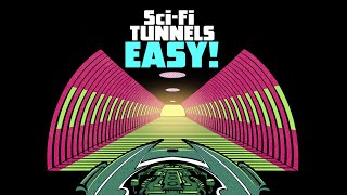 How to Digitally Draw SciFi Tunnels and Hallways