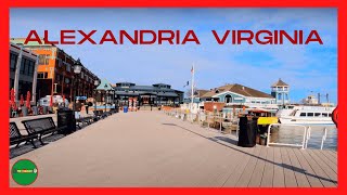 Old Town Alexandria Virginia United States | Historic King Street In Virginia | Walking tour