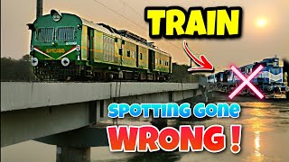 Train Spotting got Failed ! Train No - 02548 ADI AGC SUPERFAST : Hum khade the yaha or vo nikli vaha