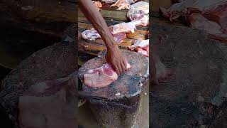 local market jibannagar chuadanga beef 🥩 cutting