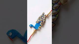 DIY Rakhi at home | cute handmade Rakhi | Easy #shortsfeed #diy #shorts #craftideas #rakhi