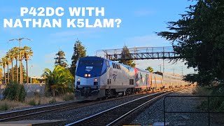 P42DC 22 with a K5LAM??? leading the coast starlight train 11 (11/6/24)