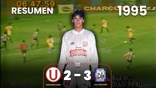 Universitario 2-3 A. Atlético Sullana | Previa + Resumen | 1995 | Goles de Ferrari y Portilla ⚽🎞