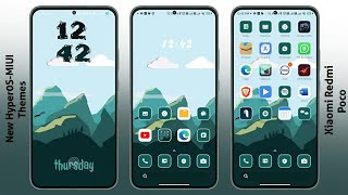 3 New HyperOS-MIUI Themes for Xiaomi,Redmi,Poco | Best HyperOS-MIUI Themes ✨