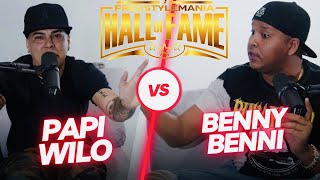 FREESTYLEMANIA HALL OF FAME :EP 1| PAPI WILO SE ENCUENTRA CON BENNY BENNI DESPUES DE 10 AÑOS