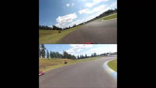 Karting at PGP Motorsports Park in Kent, WA