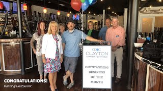 CCOC Outstanding Business of the Month: Manning's Restaurant -  June 2021