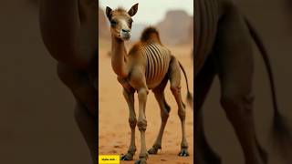 Man rescue a very weak baby of camel #rescue #animal #animallover #camel #crocodile #dog #rescuelife