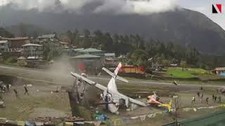 Sunday 14 April 2019 Let L-410UVP-E20 9N-AMH Plane crash Lukla-Tenzing-Hillary Airport (LUA) Nepal