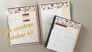 🌻 October Kit Releases | Erin Condren Stickers