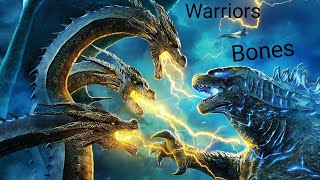 Godzilla vs King Ghidorah - Bones / Warriors (Imagine Dragons Music video)