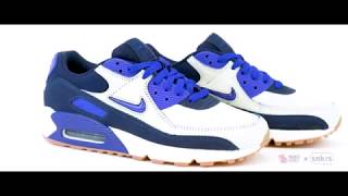 FIRST look and unboxing of the Nike Air Max 90 “Home and Away” Blue Yankeekicks /Snkrsden