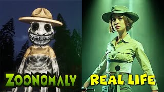 GAME Vs. REAL LIFE All Characters Comparison - ZOONOMALY