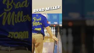 PBA Tour professional bowler Brad Miller bowling in slow motion.