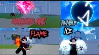 Flame Ice or rumble?🔥⚔️Which is best with Sanguine Art? [Blox Fruits] #onepiece #bloxfruits #roblox