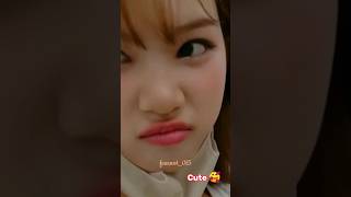 #lesserafim Chaewon cute pout when she saw there is nothing ☺️🤩#fearnot #kpop #shorts