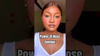 THE POWER OF NOSE CONTOUR #nosecontour #makeuptricks #makeuptutorial #makeuptransformation