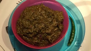 Pulichakeerai Vengaya masiyal or gongura onion masiyal