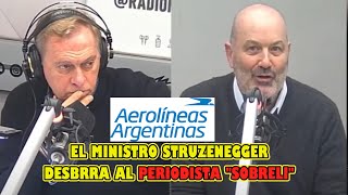 EL MINISTRO STURZENNEGER DESBURRA AL PERIODISTA  "SOBRELI"