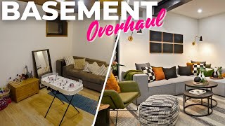 Complete Basement Renovation From Bland to Fab | Styled