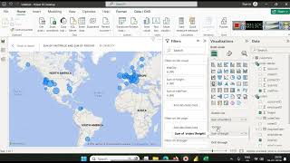 Power Bi Tutorial (English) - How to Create Map Visuals with examples