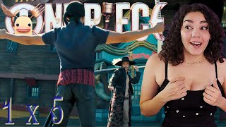 Blind ONE PIECE 1x5 REACTION | Eat at Baratie! | LIVE ACTION