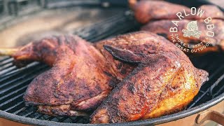 Smoked Turkey Halves on the Weber Kettle | BARLOW BBQ