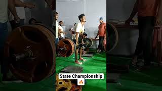 State Powerlifting 🔥 🏅 Championship 2023  #abhishekyadav #shorts #fitnessmotivation #gym