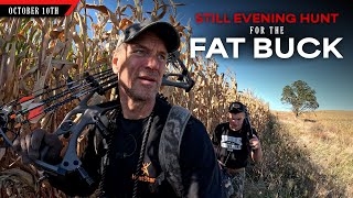 Still Evening Hunt for the Fat Buck - When Blinds are Better | Bowhunting Whitetails w/ Bill Winke