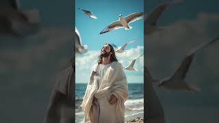 Jesus super hero vs animal no war #god #realgod #youtubeshorts #shorts #jesus #animals ❤️