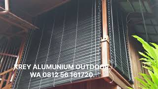 KREY ALUMUNIUM OUTDOOR ANTI AIR HUJAN  DAN ANGIN BOGOR.  WA 0812 56 161720.