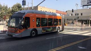 Metro Orange bus.Testing image stabilization of an ICODIS gimbal.