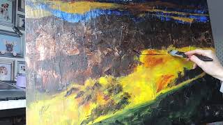 ASMR | Large Oil Landscape | Painting