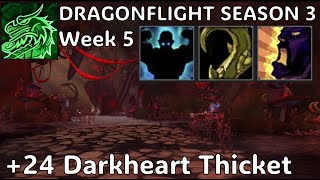 +24 Darkheart Thicket (Fortified - Week 5) Mythic+ | Mistweaver Monk [Healer] PoV