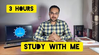 3 hours STUDY WITH ME / background noise / with medical student