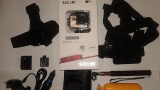 Экшен камера SJCAM SJ5000X Elite 4K из Китая обзор.