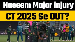 Naseem Shah injury update | Naseem Gets injured during PAKvsAUS 1st ODI at MCG #naseemshah