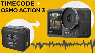 Timecode on Osmo Action 3 | Deity TC-1 + DJI Osmo Action Camera