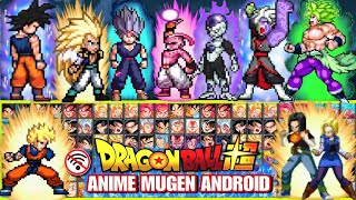 NEW UPDATE!! DRAGON BALL SUPER MUGEN ANDROID (FULL CHARACTERS) Anime Mugen ANDROID