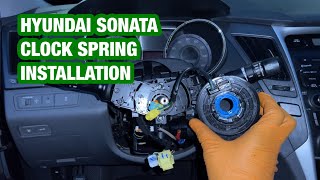 Hyundai clock spring installation