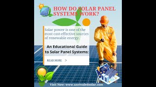 solar panel working process | How do solar panel systems work | solar panel science exhibition |