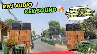 CEK SOUND 16 SUB 🔥 DI EVENT BIRO FASHION CARNIVAL 2023 • SERLOK DI DESKRIPSI