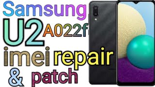 Samsung A02 ( a022f ) U2 Imei Repair and patch done First in World